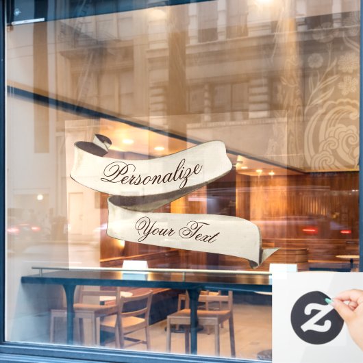 レトロカスタムバナーバーバーバーショップスナックレストラン ウィンドウサイン (カフェ窓)