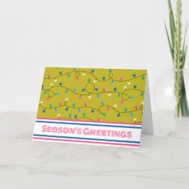 レトロカスタムビジネスQRコードクリスマ企業のス シーズンカード