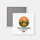 レトロカスタムファミリーマウンテンバケーション マグネット (正面/裏面)