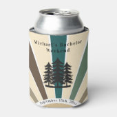 レトロカスタムブラウンフィールツリーズバチェラーウィークエンド 缶クーラー (缶正面)