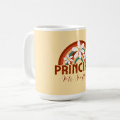 レトロカスタムプリンシパルMag （名前あり） コーヒーマグカップ (正面左)