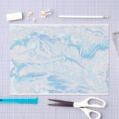 レトロカスタムマーブルアートデザイン 薄葉紙 (クラフト)