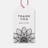 レトロカスタムミニマルフローラ ギフトタグ (正面)