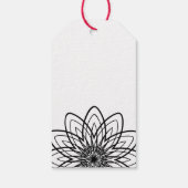 レトロカスタムミニマルフローラ ギフトタグ (裏面)