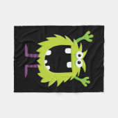 レトロカスタムモンスター フリースブランケット (正面(横))