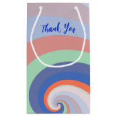 レトロカスタムレインボースワールサンキューユー スモールペーパーバッグ (裏面)