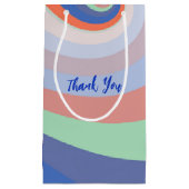 レトロカスタムレインボースワールサンキューユー スモールペーパーバッグ (正面)