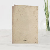 レトロカスタムヴィンテージタイポグラフィハロウィーンウィッチ カード (裏面)