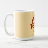 レトロカスタム先生マグカップ（名前あり） コーヒーマグカップ (左)