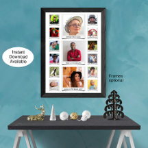 レトロカスタム写真コラージュ及び文字