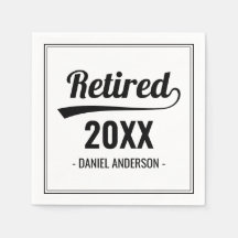 レトロカスタム年黒白リタイアメントパーティー