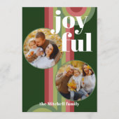 レトロカスタム抽象芸術波芸術パターン シーズンカード (正面)