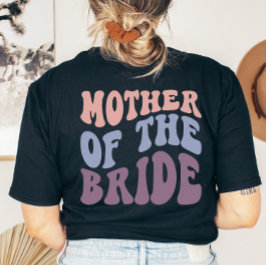 レトロカスタム母の花嫁ウェディングパーティー Tシャツ