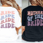 レトロカスタム母の花嫁ウェディングパーティー Tシャツ