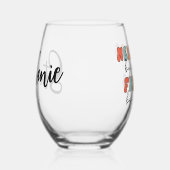 レトロカスタム隣人by偶然の友だちbyチョイス ステムなしワイングラス (右)