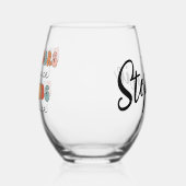 レトロカスタム隣人by偶然の友だちbyチョイス ステムなしワイングラス (左)