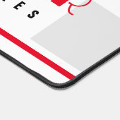 レトロカスタム50のダイナーデザイン付きデスクマット デスクマット (コーナー)