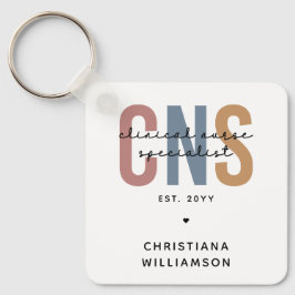 レトロカスタムCNS臨床ナース専門医 キーホルダー