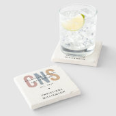 レトロカスタムCNS臨床ナース専門医 ストーンコースター (横)