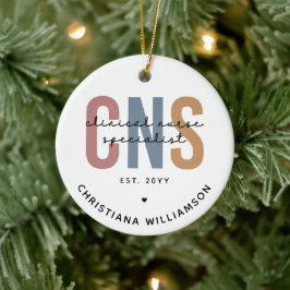 レトロカスタムCNS臨床ナース専門医 セラミックオーナメント