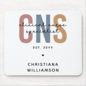 レトロカスタムCNS臨床ナース専門医 マウスパッド (正面)