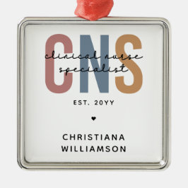 レトロカスタムCNS臨床ナース専門医 メタルオーナメント