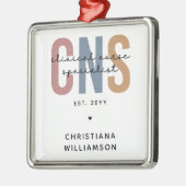 レトロカスタムCNS臨床ナース専門医 メタルオーナメント (左)