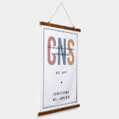 レトロカスタムCNS臨床ナース専門医 吊り下げ型タペストリー (傾斜あり)