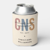 レトロカスタムCNS臨床ナース専門医 缶クーラー (缶正面)