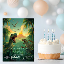 レトロカスタムT-Rex恐竜子供誕生日