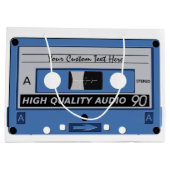 レトロカセットカスタムテープ抱き枕 ラージペーパーバッグ (裏面)