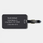 レトロカセットテカスタムープの荷物タグ ラゲッジタグ (裏面横)