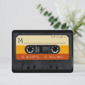 レトロカセットテストライプのープ 出欠カード (スタンド正面)