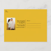 レトロカセットテープイエロー90の保存日 案内ポストカード (裏面)