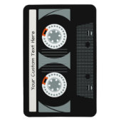 レトロカセットテープカスタム文字磁石 マグネット (縦)