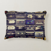 レトロカセットテープ枕 アクセントクッション (裏面)