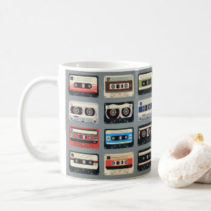 レトロカセットテープ80s コーヒーマグカップ