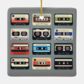 レトロカセットテープ80s セラミックオーナメント (裏面)