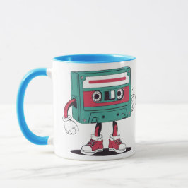 レトロカセットテープ。 マグカップ