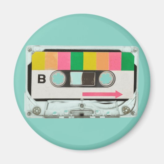 レトロカセットテープ マグネット (正面)