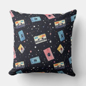 レトロカセットテープ(宇宙宇宙) クッション (正面)