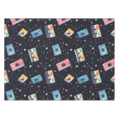 レトロカセットテープ(宇宙宇宙) テーブルクロス (正面(横))