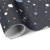 レトロカセットテープ(宇宙宇宙) ラッピングペーパー (ロールコーナー)