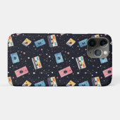 レトロカセットテープ(宇宙宇宙) Case-Mate iPhoneケース (裏面(横))