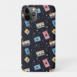 レトロカセットテープ(宇宙宇宙) iPhone 11 PROケース