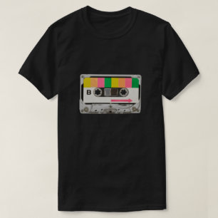 レトロカセットテープ Tシャツ