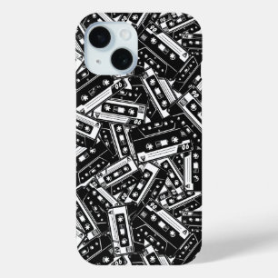 レトロカセットテープiPhoneケース iPhone 15ケース