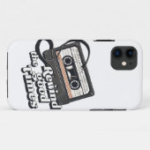 レトロカセットデザイン郷愁 Case-Mate iPhoneケース (裏面(横))