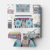 レトロカセットプレーヤー： 80年代ヴィンテージアート 缶クーラー (裏面)