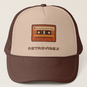 レトロカセット帽子 – RETROVIBEXヴィンテージ音楽キャップ キャップ